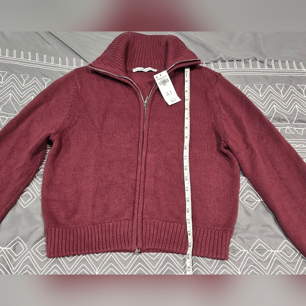 Abercrombie Full Zip Sweater Cardigan Size Small - Picture 4 of 7
